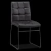 Bouclair Faux Leather and Metal Dining Chair* Furniture Accessories|Dining Chairs