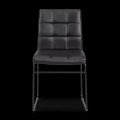 Bouclair Faux Leather and Metal Dining Chair* Furniture Accessories|Dining Chairs