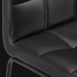 Bouclair Faux Leather and Metal Dining Chair* Furniture Accessories|Dining Chairs