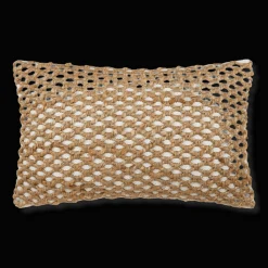 Bouclair Felipe Natural Decorative Lumbar Pillow* Decorative Throw Pillows