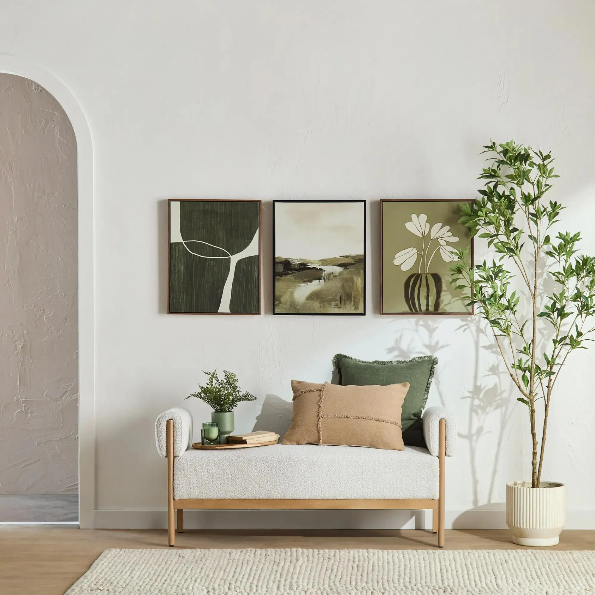 Bouclair Flowers in a Vase Framed Art* Printed & Photography Wall Art Canvases