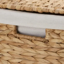 Bouclair Foldable Water Hyacinthe Hamper* Storage Baskets & Hampers|Storage & Baskets