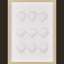 Bouclair Framed Art 3D Shells* Bathroom Wall Decor
