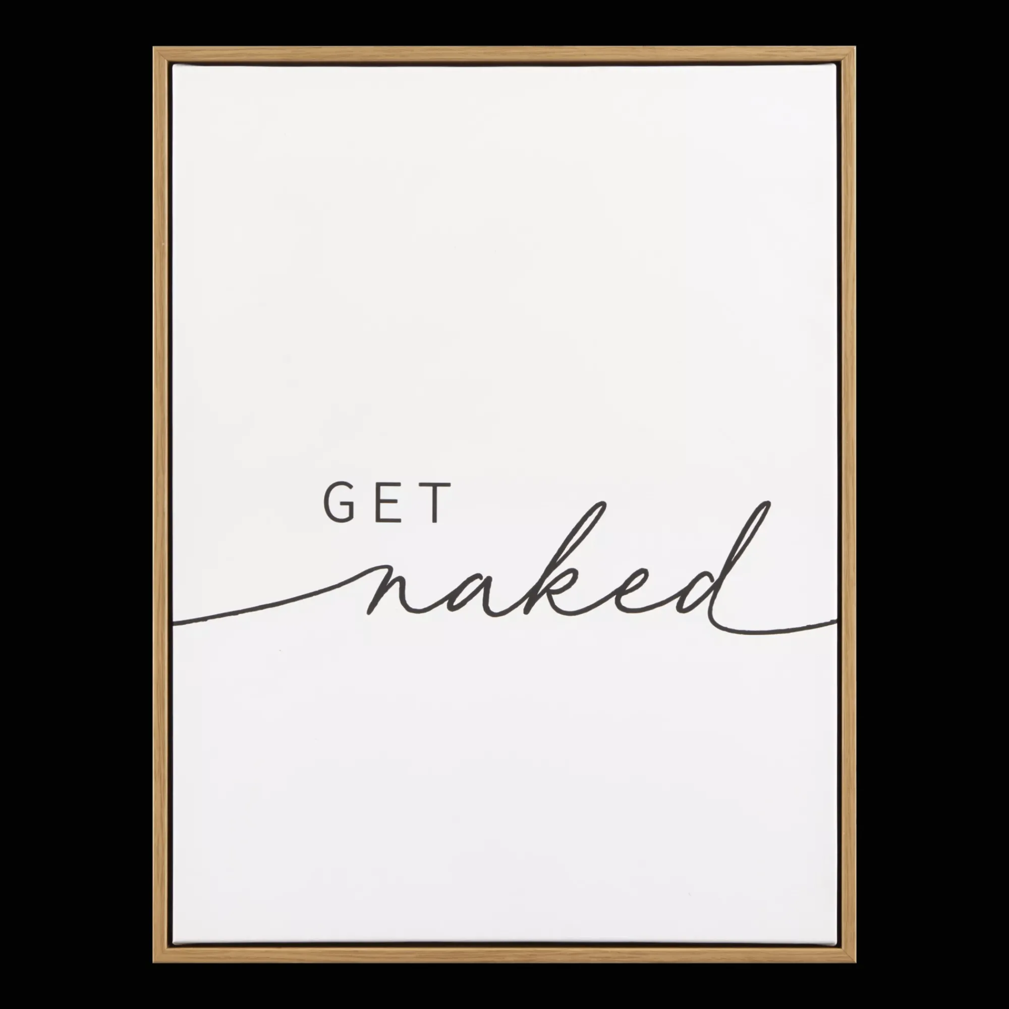 Bouclair Get Naked Framed Art* Bathroom Wall Decor