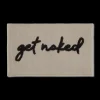 Bouclair Get Naked Typography Bath Mat* Bath Mats