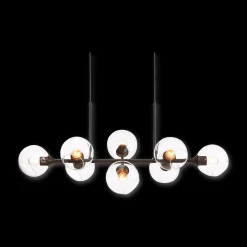 Bouclair Glass and Metal Ceiling Lamp* Ceiling Lamps