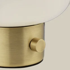 Bouclair Glass and Metal Table Lamp* Table Lamps