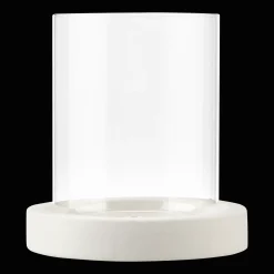 Bouclair Glass Candle Holder with Ceramic Base* Home Decorative Items & Objects