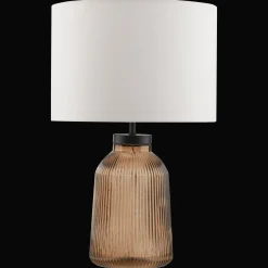 Bouclair Glass Ribbed Table Lamp* Table Lamps