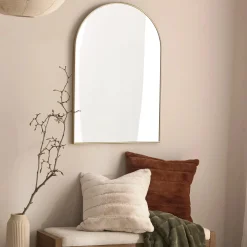 Bouclair Gold Arched Mirror* Mirrors