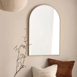 Bouclair Gold Arched Mirror* Mirrors