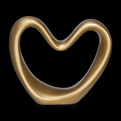 Bouclair Gold Decorative Ceramic Heart* Home Decorative Items & Objects