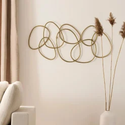 Bouclair Gold Metal Wall decor* Wall Decorations