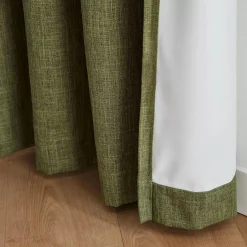 Bouclair Green Chita Blackout Curtain* Sheer Curtains & Window Sheer Panels|Blackout Window Curtains