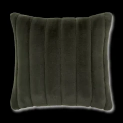 Bouclair Green Cougar Faux Fur Throw Pillow* Decorative Throw Pillows