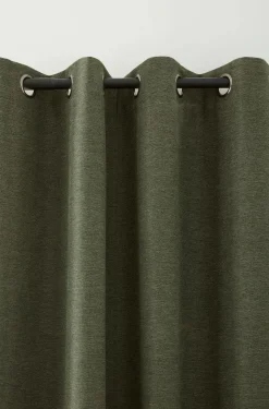 Bouclair Green Dion Blackout Curtain* Sheer Curtains & Window Sheer Panels|Blackout Window Curtains
