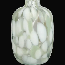 Bouclair Green Glass Table vase* Modern Decorative Vases|Home Decorative Items & Objects