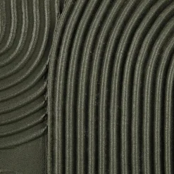 Bouclair Green Lines Oil Painted Canvas* Oil Paintings