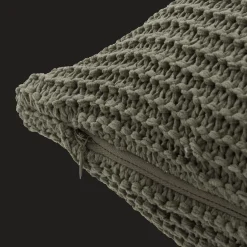 Bouclair Green Lonny Knit Throw Pillow* Decorative Throw Pillows