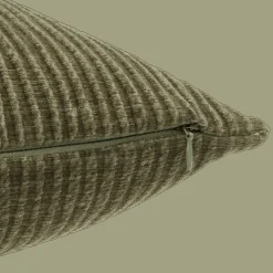 Bouclair Green Losy Cushion Cover* Decorative Throw Pillows