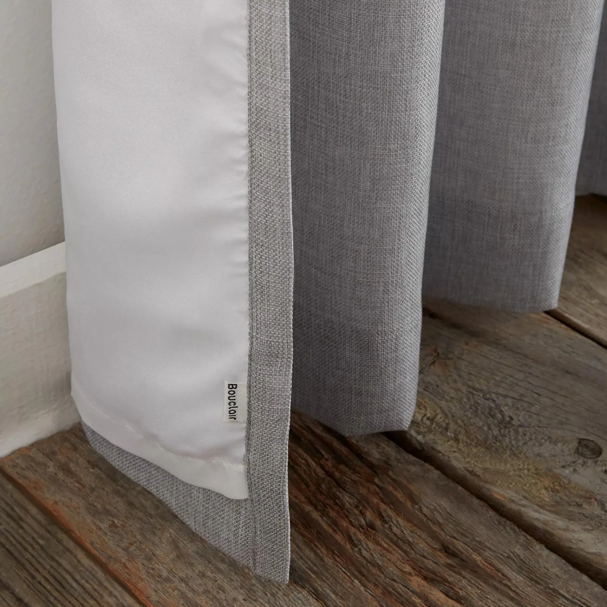 Bouclair Grey Aura Panel Curtain* Sheer Curtains & Window Sheer Panels|Room Darkening & Light Filtering Curtains