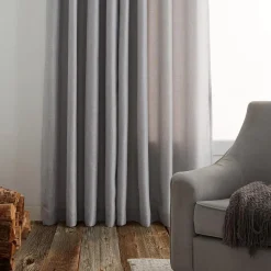 Bouclair Grey Aura Panel Curtain* Sheer Curtains & Window Sheer Panels|Room Darkening & Light Filtering Curtains