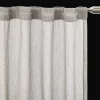 Bouclair Grey Eneca Back-Tab/Rod-Pocket Curtain* Sheer Curtains & Window Sheer Panels
