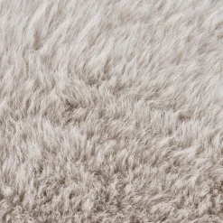 Bouclair Grey Maddox Faux Fur Decorative Pillow* Decorative Throw Pillows