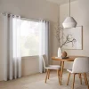Bouclair Grey Merlot Sheer Curtain* Sheer Curtains & Window Sheer Panels