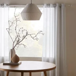 Bouclair Grey Merlot Sheer Curtain* Sheer Curtains & Window Sheer Panels