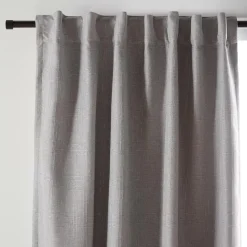 Bouclair Grey Mullins Blackout Back-Tab Curtain* Sheer Curtains & Window Sheer Panels|Blackout Window Curtains