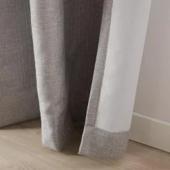 Bouclair Grey Mullins Blackout Back-Tab Curtain* Sheer Curtains & Window Sheer Panels|Blackout Window Curtains