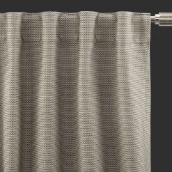 Bouclair Grey Ortega Blackout Back-Tab Curtain* Sheer Curtains & Window Sheer Panels|Blackout Window Curtains
