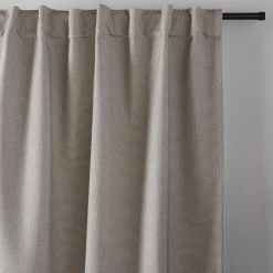 Bouclair Grey Ortega Blackout Back-Tab Curtain* Sheer Curtains & Window Sheer Panels|Blackout Window Curtains
