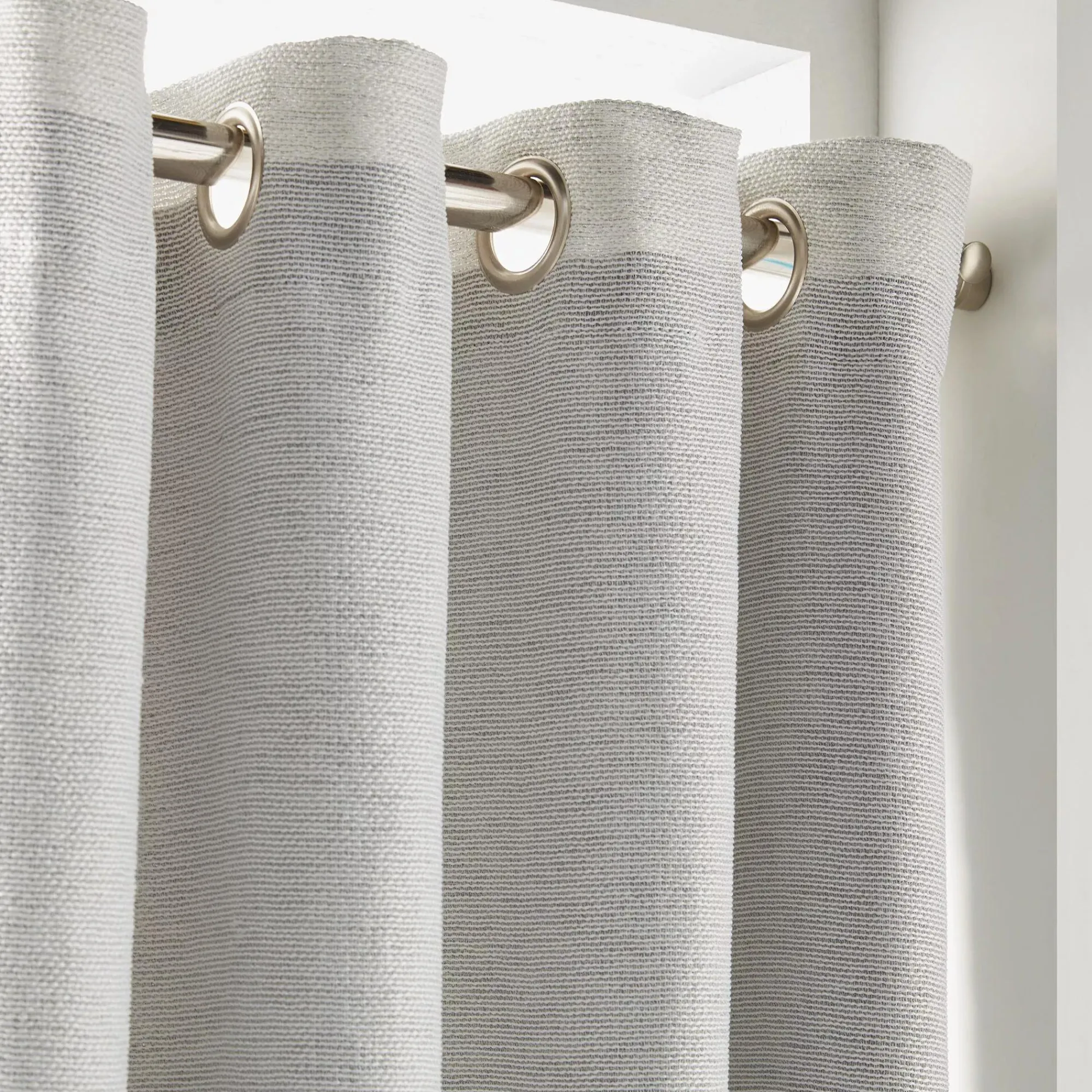 Bouclair Grey Serena Curtain* Sheer Curtains & Window Sheer Panels|Room Darkening & Light Filtering Curtains