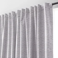Bouclair Grey Toulouse Blackout Curtain with Hidden Backtab* Sheer Curtains & Window Sheer Panels|Blackout Window Curtains
