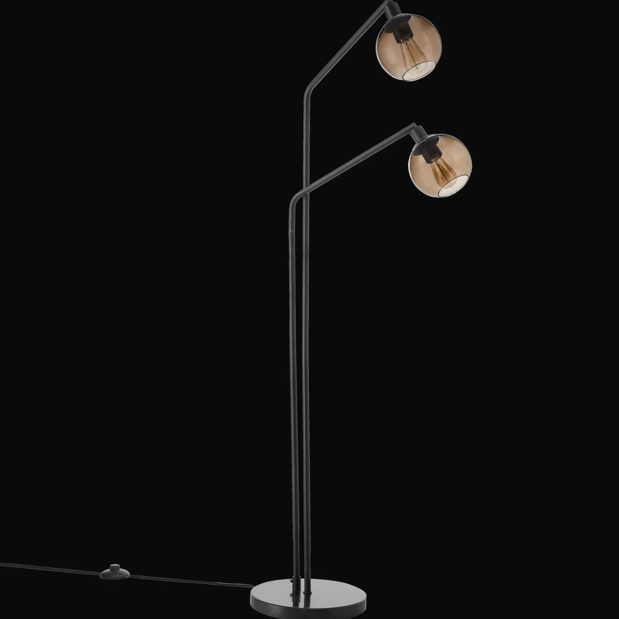 Bouclair 2-Head Glass Floor Lamp* Floor Lamps