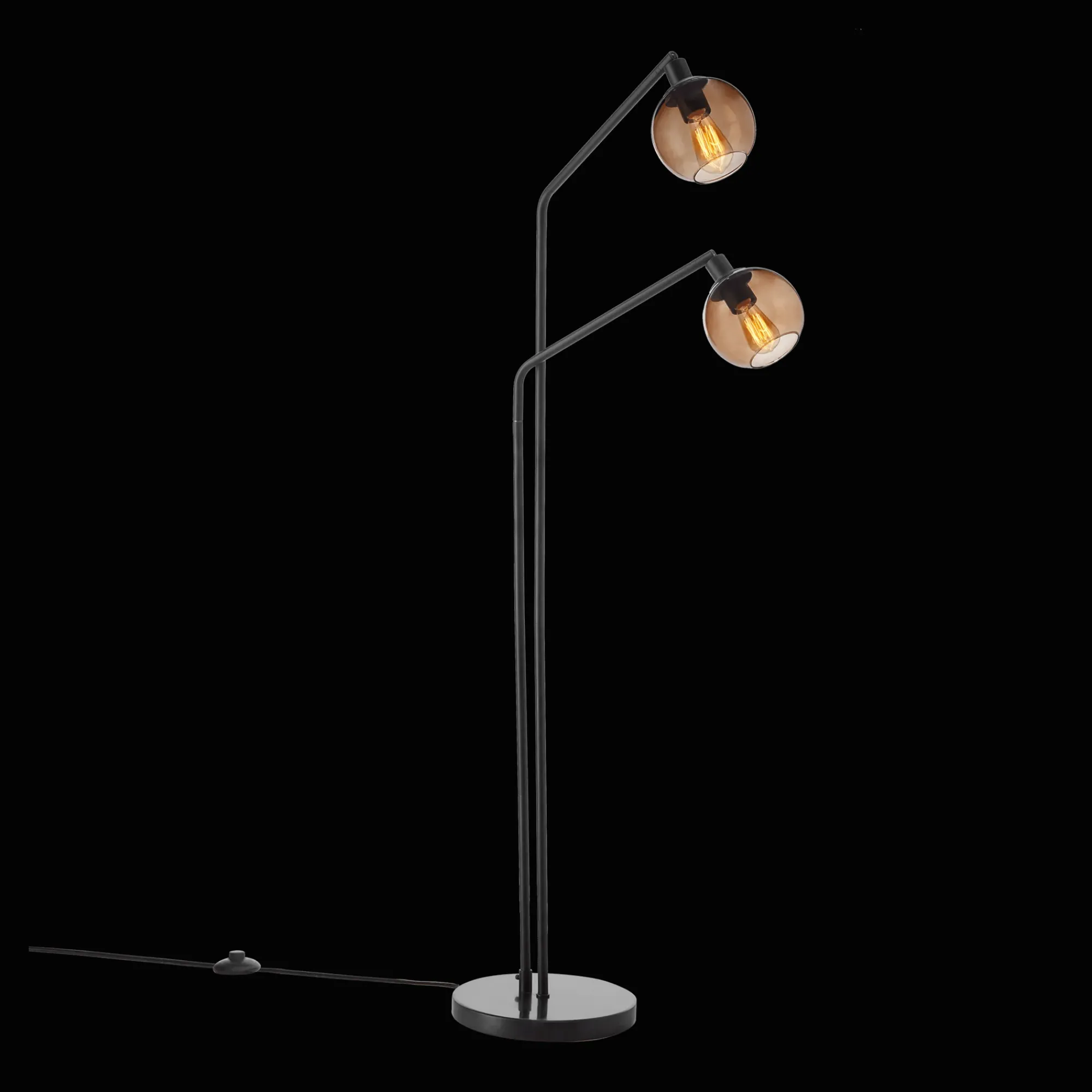 Bouclair 2-Head Glass Floor Lamp* Floor Lamps
