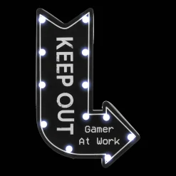Bouclair Illuminated Keep Out Sign* Junior Wall Decor & Mirrors
