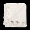 Bouclair Ivory Myruna Throw* Decorative Throws & Blankets