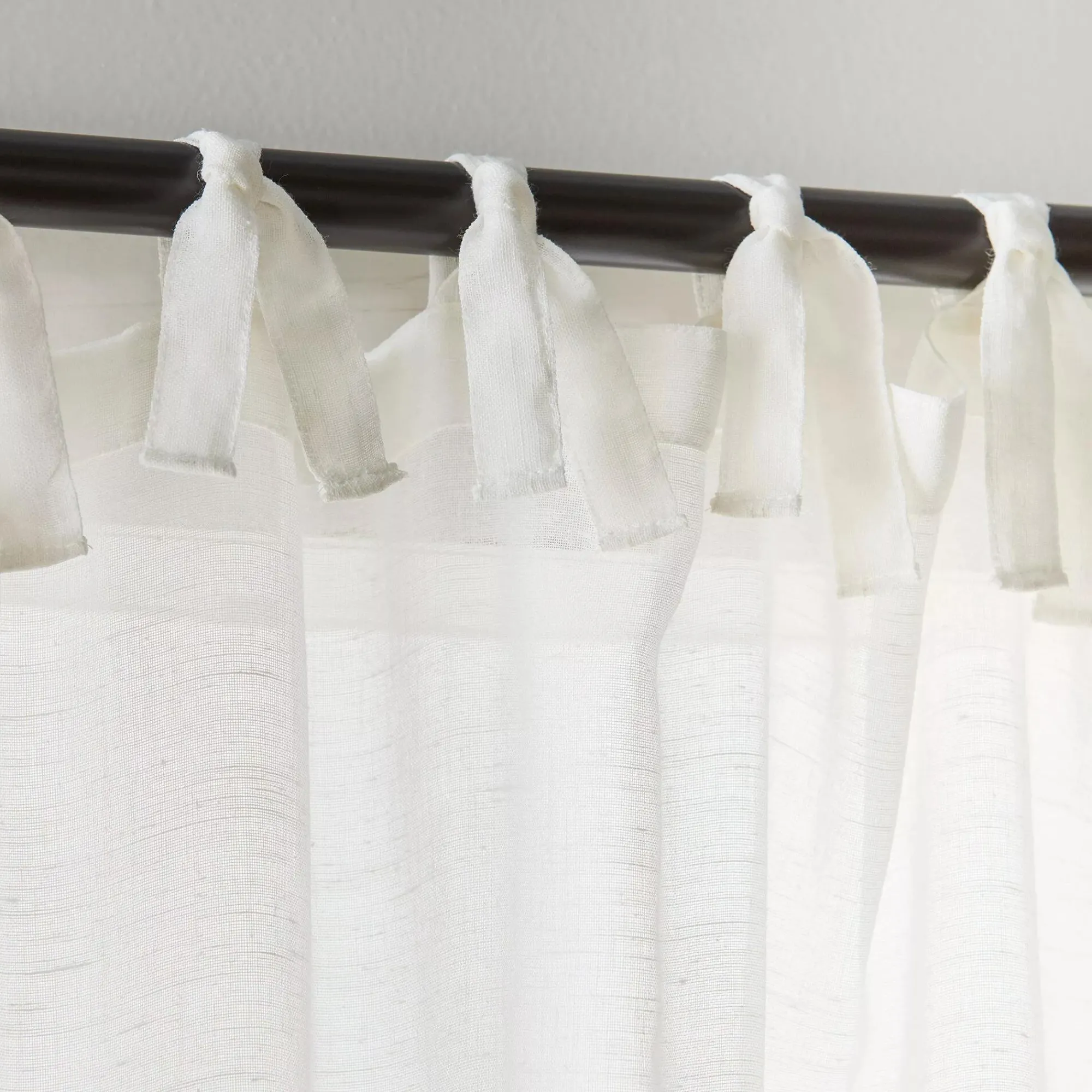 Bouclair Jessica Tie Top Sheer Curtain* Sheer Curtains & Window Sheer Panels