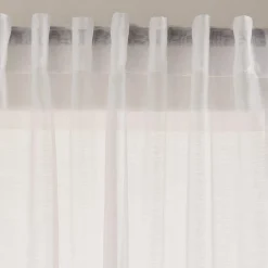 Bouclair Kacha Rod Pocket Back Tab Sheer Curtain* Sheer Curtains & Window Sheer Panels