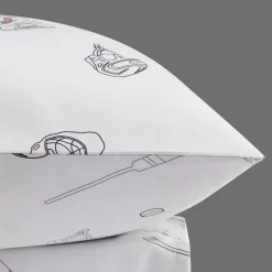 Bouclair Kalo Hockey Print Sheet Set* Bed Sheet Sets