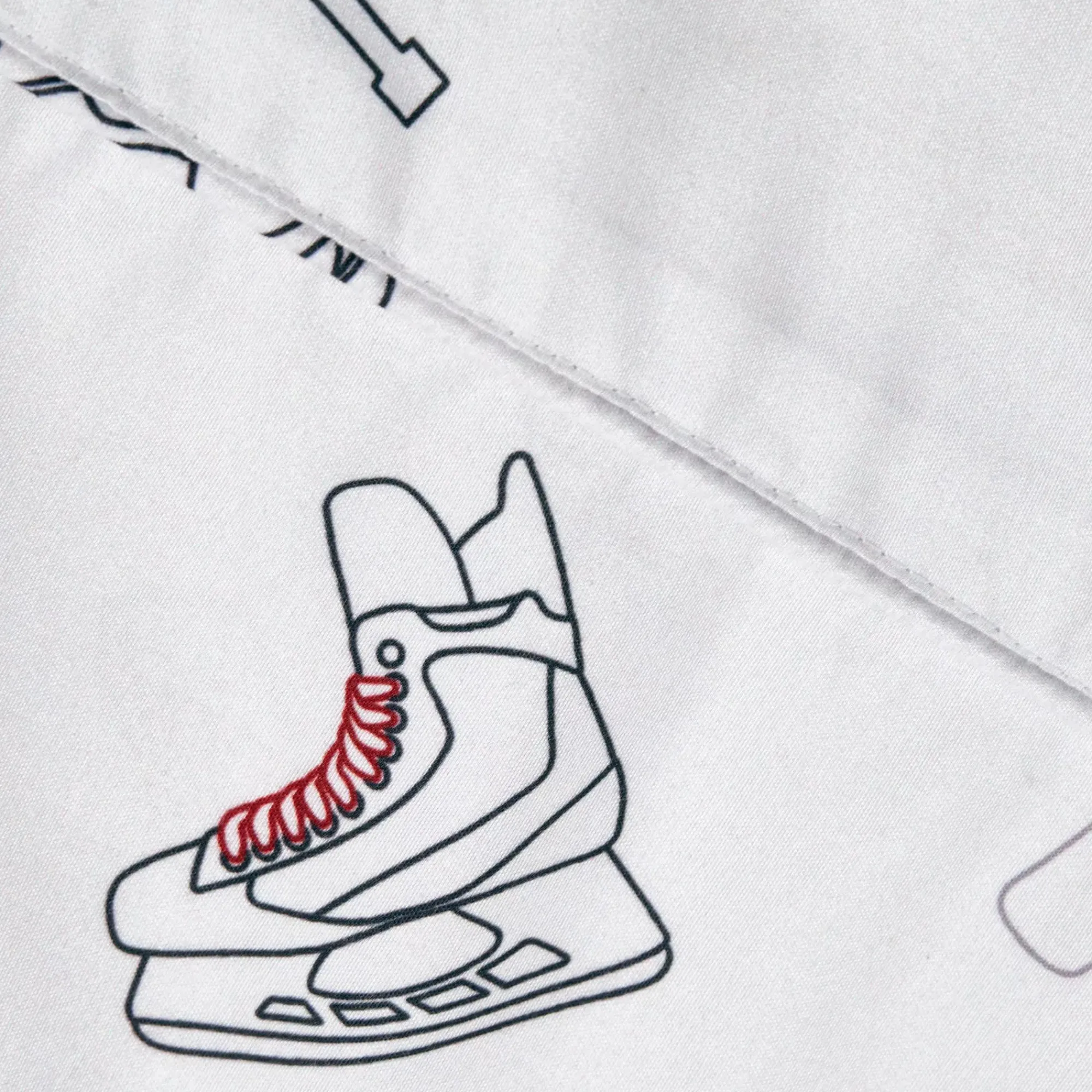 Bouclair Kalo Hockey Print Sheet Set* Bed Sheet Sets