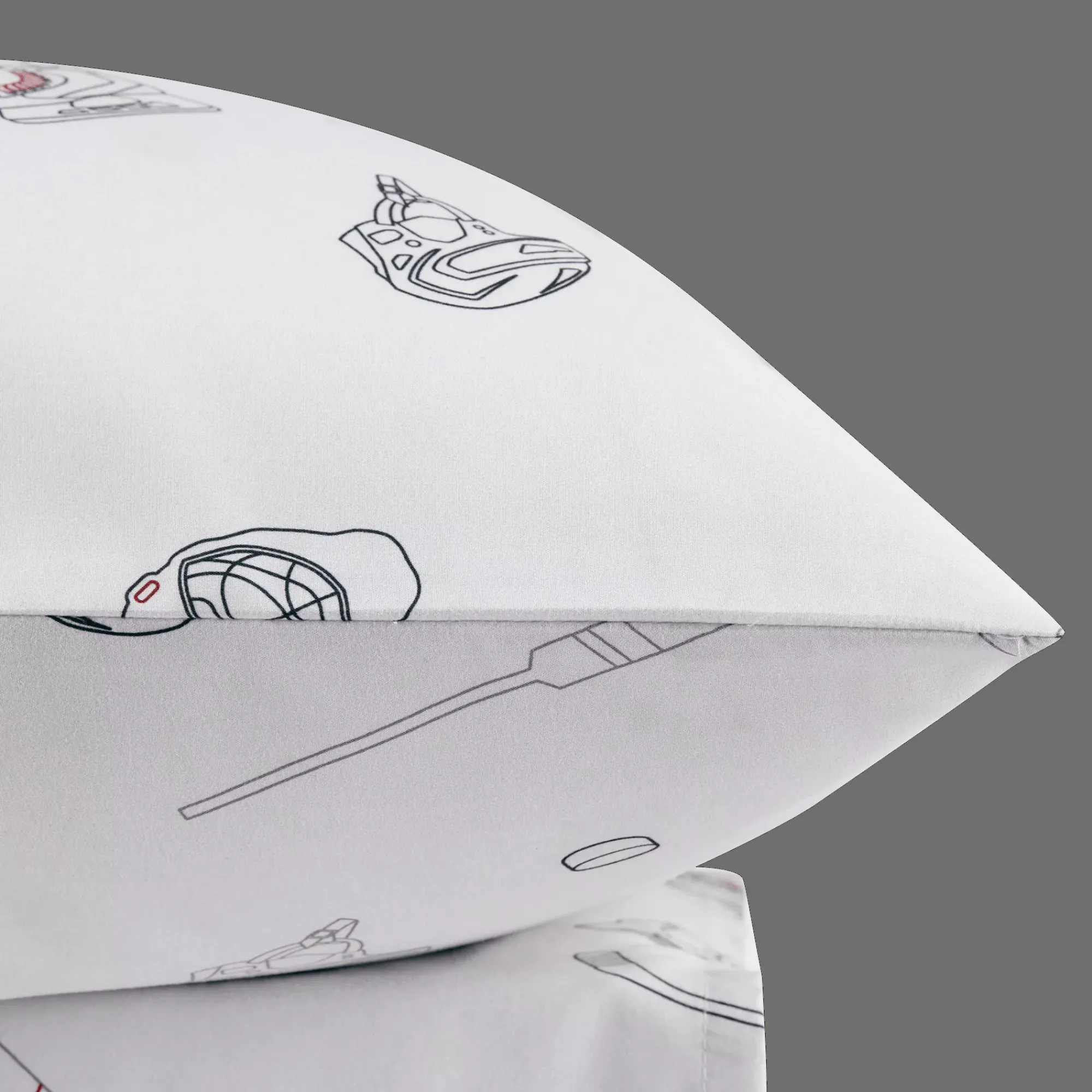 Bouclair Kalo Hockey Print Sheet Set* Bed Sheet Sets