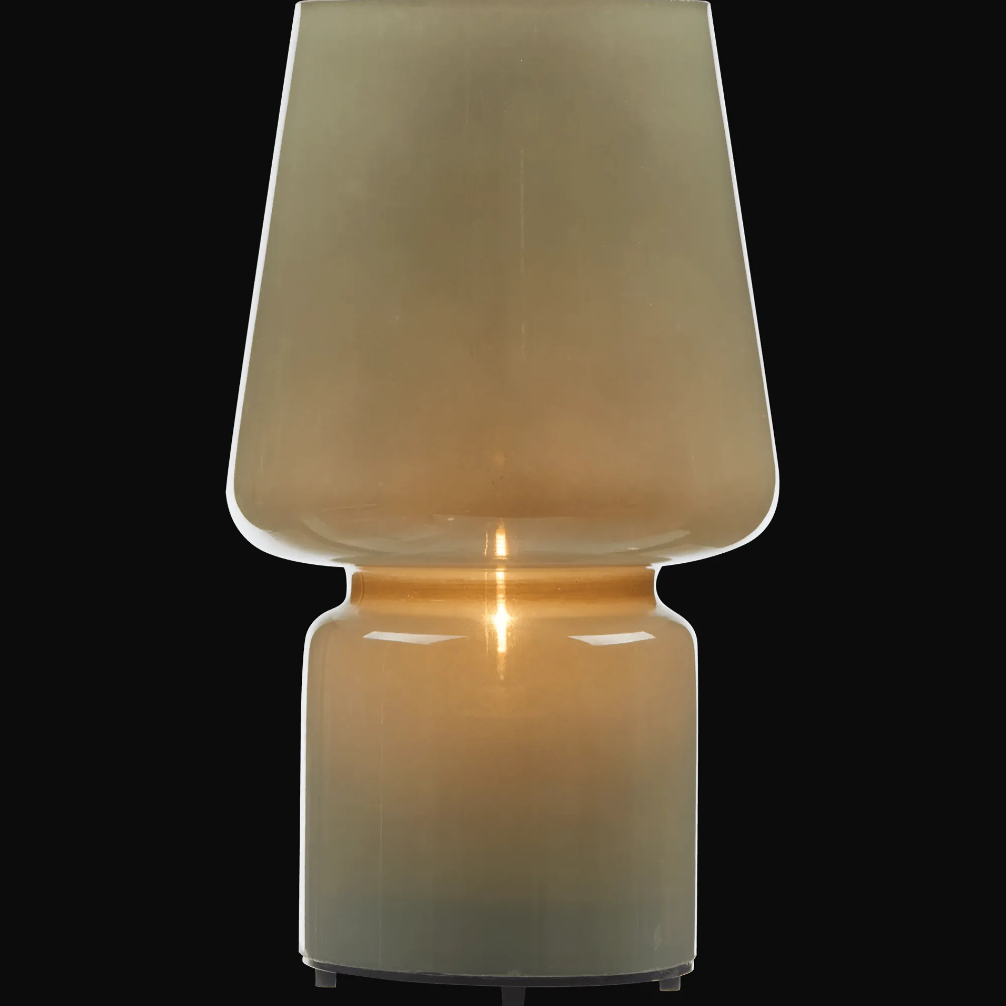 Bouclair Khaki Glass Table Lamp* Table Lamps