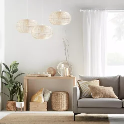 Bouclair Large Ficus in Rattan Pot* Branches|Artificial Flowers