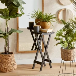 Bouclair Large Ficus in Rattan Pot* Branches|Artificial Flowers