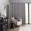 Bouclair Light Grey Chita Blackout Curtain* Sheer Curtains & Window Sheer Panels|Blackout Window Curtains