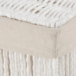 Bouclair Linen Basket with Lid* Storage Baskets & Hampers|Storage & Baskets